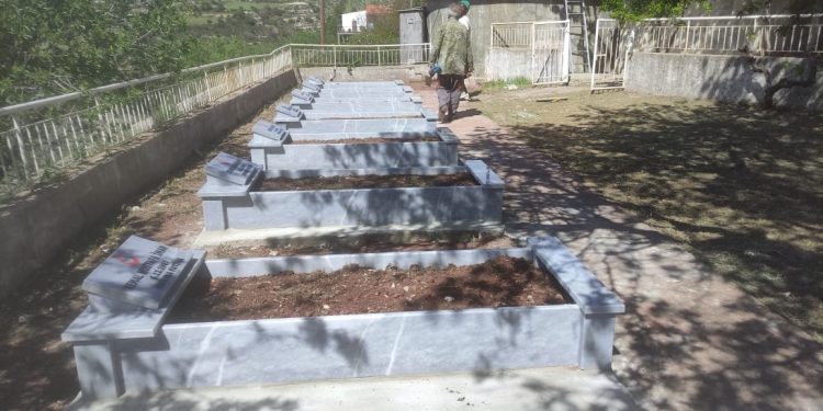 Kıbrıs Vakıflar İdaresi’nin katkılarıyla Güney Kıbrıs’taki Malya Şehitliği yenilendi