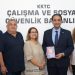Çalışma ve Sosyal Güvenlik Bakanı Gardiyanoğlu Kıbrıs Türk MS Derneği heyetini kabul etti