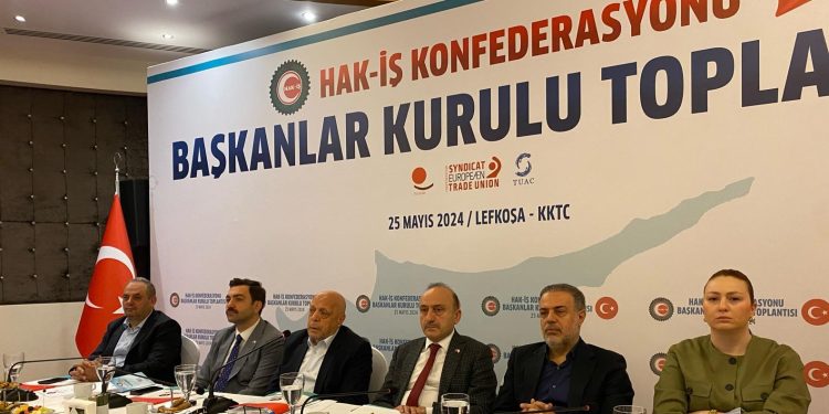 Hak-İş Konfederasyonu Başkanlar Kurulu toplantısı KKTC’de gerçekleştirdi