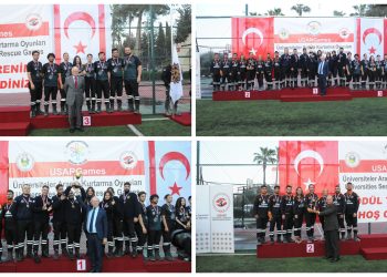 Üniversiteler Arama Kurtarma Oyunları ödül töreni yapıldı