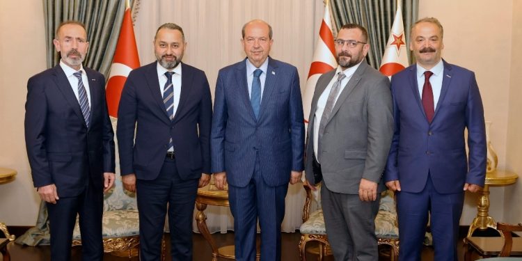 Cumhurbaşkanı Tatar, MÜSİAD Berlin Yönetim Kurulu Başkanı ve üyelerini kabul etti