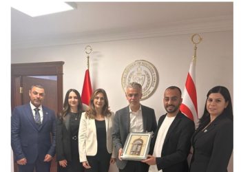 KTEB Ankara’da KKTC Büyükelçisi Korukoğlu ile görüştü