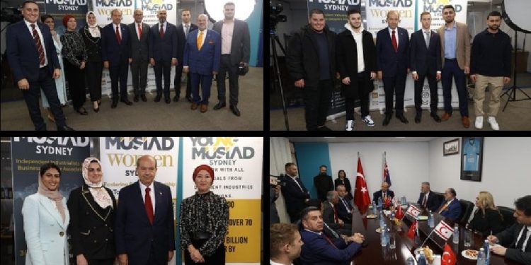 Cumhurbaşkanı Tatar, Sydney’de MÜSİAD ve DTİK yetkilileriyle bir araya geldi