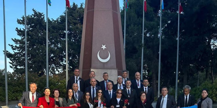 Şehit Aileleri ve Malül Gaziler Derneği heyeti, Azerbaycan’da temaslarda bulunuyor
