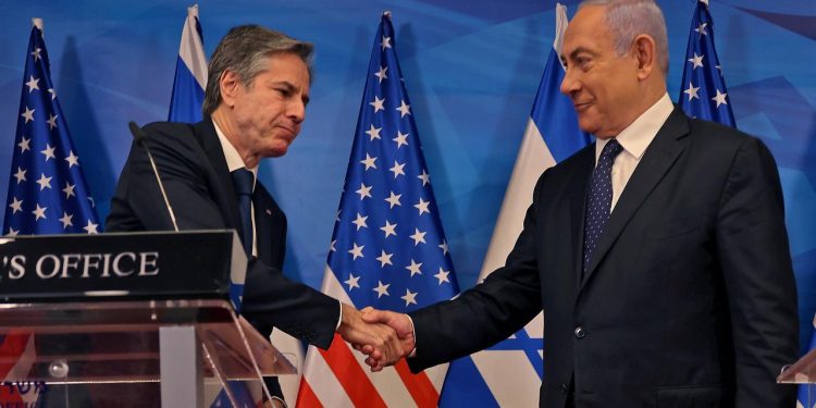 Netanyahu, ABD Dışişleri Bakanı Blinken ile bir araya geldi