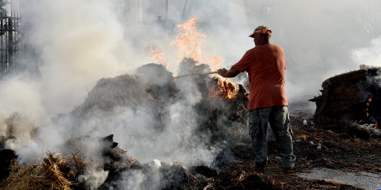 Hayvan Üreticileri ve Yetiştiricileri Birliği’nin Başbakanlık önündeki eylemi devam ediyor