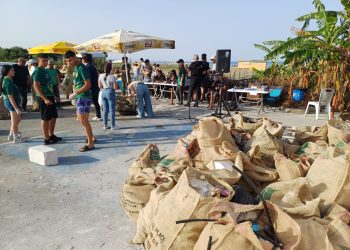 Gazimağusa’da çöp toplama yarışında 1 ton çöp toplandı