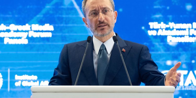 Türkiye Cumhurbaşkanlığı İletişim Başkanı Altun, Türk-Yunan Medya Akademisi Forumu’nda konuştu