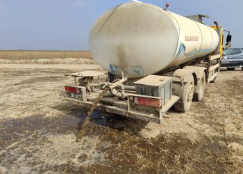 İskele Belediyesi takibe aldığı vidanjörlere suçüstü yaptı