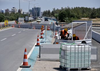 Metehan kavşağında alt geçit çalışmaları