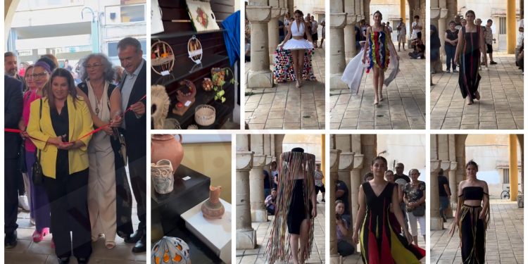 Gazimağusa Meslek Lisesi’nin yıl sonu sergisi Bandabulya’da açıldı