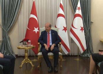 Cumhurbaşkanı Tatar, TC Kamu Başdenetçisi Malkoç ile Azerbaycan İnsan Hakları Komiseri Aliyeva’yı kabul etti