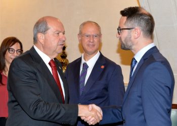 Cumhurbaşkanı Tatar, Polonya Milletvekili Tomasz Poreba’yı kabul etti