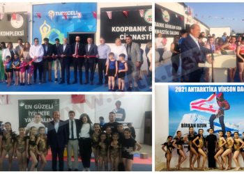‘Akçay Mehmet Erge Spor Kompleksi’, ‘Koopbank Birkan Uzun Cimnastik Salonu’ düzenlenen törenle açıldı