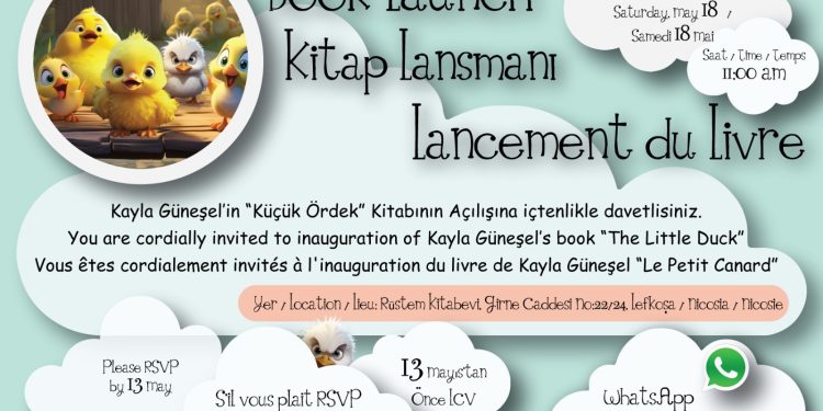 Kayla Güneşel ve “Küçük Ördek” kitabı okuyucuyla buluşuyor