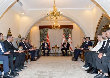 Cumhurbaşkanı Tatar, Körfez Ticaret Odası Genç Girişimciler heyetini kabul etti