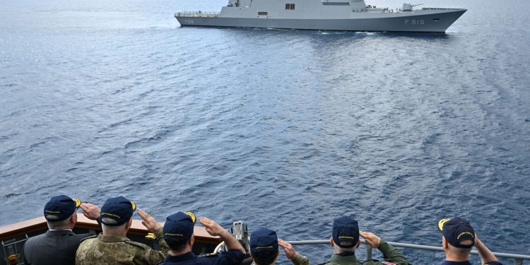 Doğu Akdeniz’de icra edilen Denizkurdu Tatbikatı seçkin gözlemci günü başladı