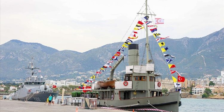 TCG Nusret Müze Gemisi Girne’de ziyarete açıldı