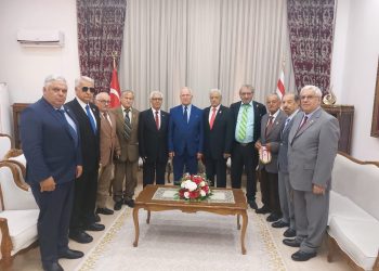 Töre, Kıbrıs TMT Mücahitler Derneği’ni kabul etti: Verilen mücadele genç nesillere anlatılmalıdır