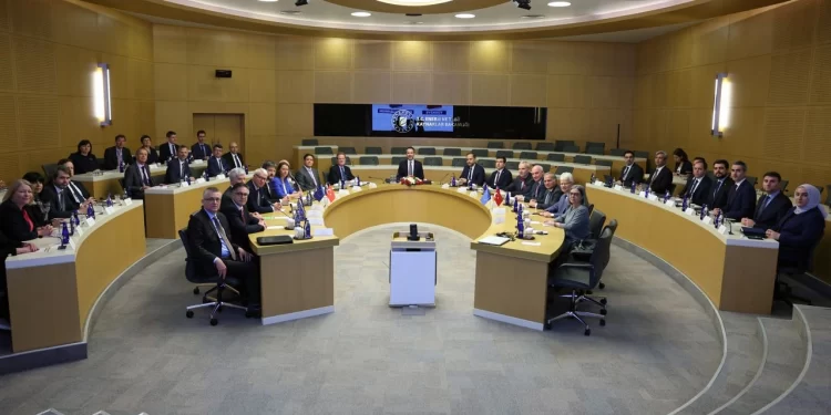 Türkiye Enerji Bakanı Bayraktar, AB Türkiye Delegasyonu Başkanı ve büyükelçilerle görüştü