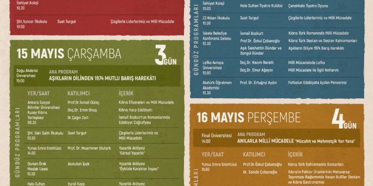 “2. Lefkara Edebiyat Şöleni” başlıyor