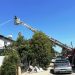Göçmenköy’de bir evin çatısında yangın!