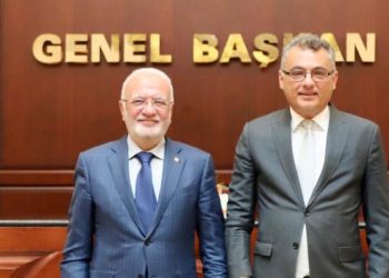 Erhürman, AK Parti Genel Başkan Vekili Elitaş ile görüştü