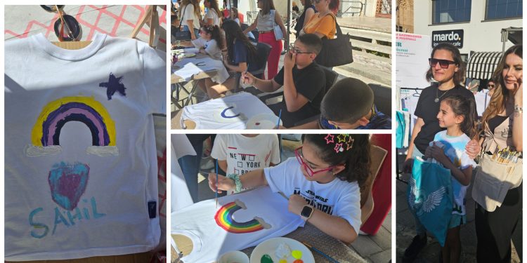 “Sahil’in Gökkuşağı’nı Kim Tamamlayacak” tişört boyama yarışması  yapıldı
