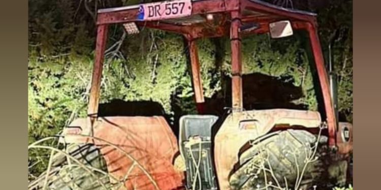 Yeşilköy’de korkutan traktör kazası