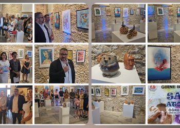 Girne Belediyesi ‘Sanat Atölyesi Öğrenci Sergisi’ açıldı