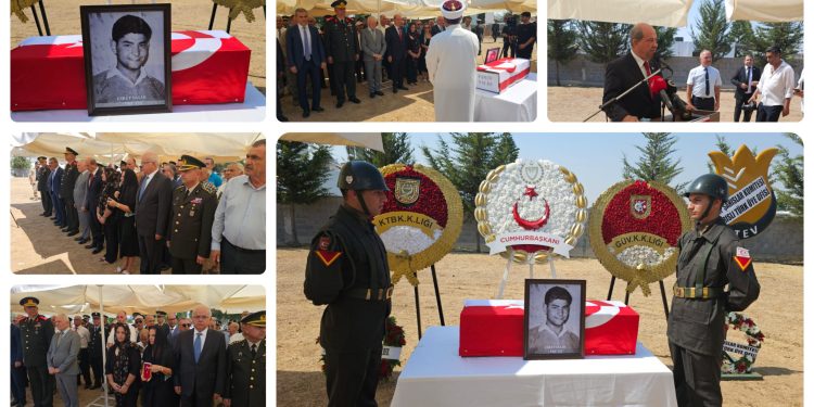 Kayıp şehit Eşref Salih, devlet töreniyle Tuzla Kabristanlığı’na defnedildi