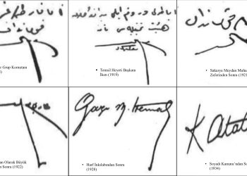Türkiye MSB, Atatürk’ün orijinal imzalarını paylaştı