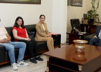 Başbakan Üstel, TIP- İŞ Başkanı Gürkut ve Yönetim Kurulu üyelerini kabul etti