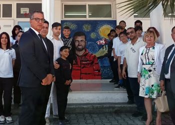 Birkan Uzun Lapta Yavuzlar Lisesi’nde ölümsüzleştirildi