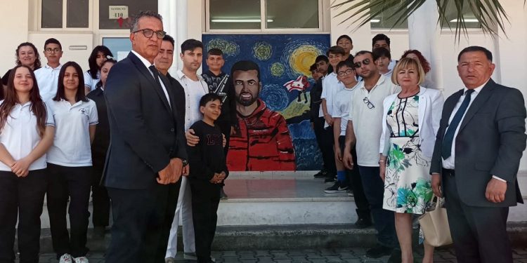 Birkan Uzun Lapta Yavuzlar Lisesi’nde ölümsüzleştirildi