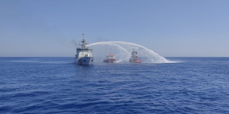 Şehit Teğmen Caner Gönyeli Tatbikatı Deniz Safhası  icra edildi