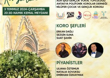 Kıbrıs, Bursa ve Antakya’dan Çocuk ve Gençlik Koroları Cümbez Altı’nda konser verecek