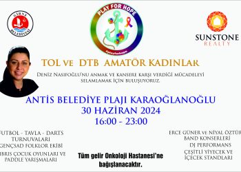 Deniz Nasıfoğlu, “Play For Hope” etkinliği ile anılacak