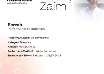 Derviş Zaim’in ilk performansı ve enstalasyonu “Berzah” Eklektik Manifest bünyesinde Çağlayan’da yer alacak