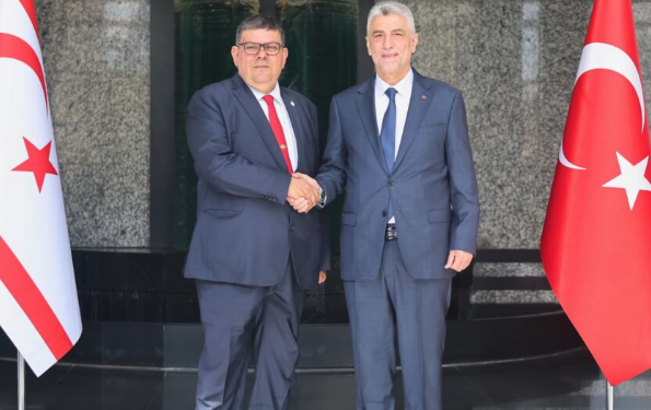 TC Ticaret Bakanı Bolat, Maliye Bakanı Berova ile bir araya geldi… “Dayanışmamız pekişecek”