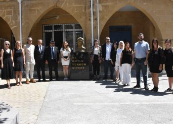 Girne Özel Eğitim Merkezi’ne yeni Atatürk Büstü ve oyun parkı