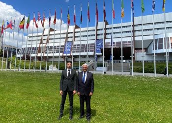 Özçınar ile Amcaoğlu Strasbourg’da Avrupa Konseyi toplantısına katıldı