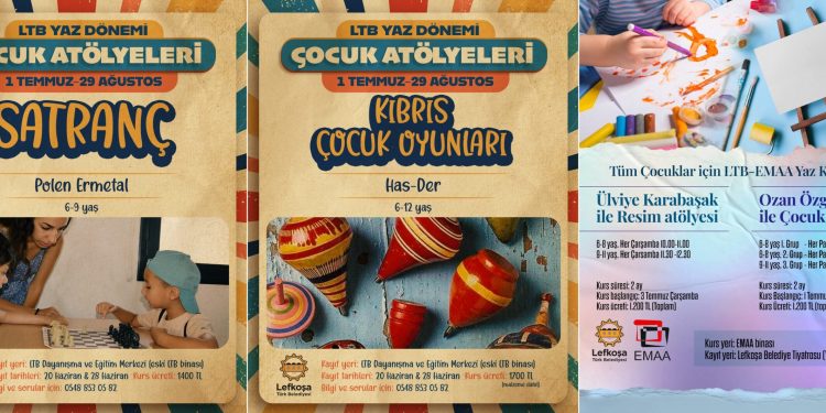LTB’den çocuklar için yaz dönemi kursları ve atölyeleri