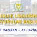 Meslek liselerine başvurular 20-25 Haziran tarihleri arasında yapılacak