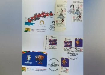 Posta Dairesi’nden, “Paris 2024 Olimpiyat Oyunları” ve “UEFA EURO 2024 Futbol Şampiyonası” konulu pul serisi ve ilk gün zarfı…