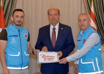 Cumhurbaşkanı Tatar, Lefkoşa Din Hizmetleri Müşavir Vekili Arslan’ı kabul etti