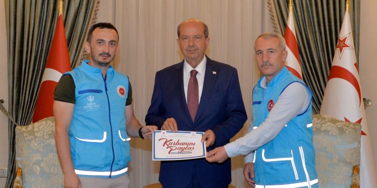 Cumhurbaşkanı Tatar, Lefkoşa Din Hizmetleri Müşavir Vekili Arslan’ı kabul etti