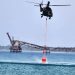 Bağlıköy’deki yangına GKK helikopteriyle havadan müdahale edildi