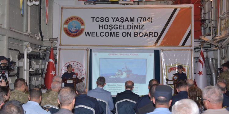 Şehit Teğmen Caner Gönyeli Tatbikatı Deniz Safhası başladı…Cumhurbaşkanı Tatar’a brifing verildi