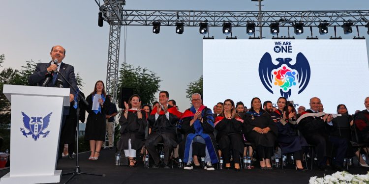 Cumhurbaşkanı Tatar, GAÜ mezuniyet töreninde konuştu: “Hayat boyu eğitime devam edin”